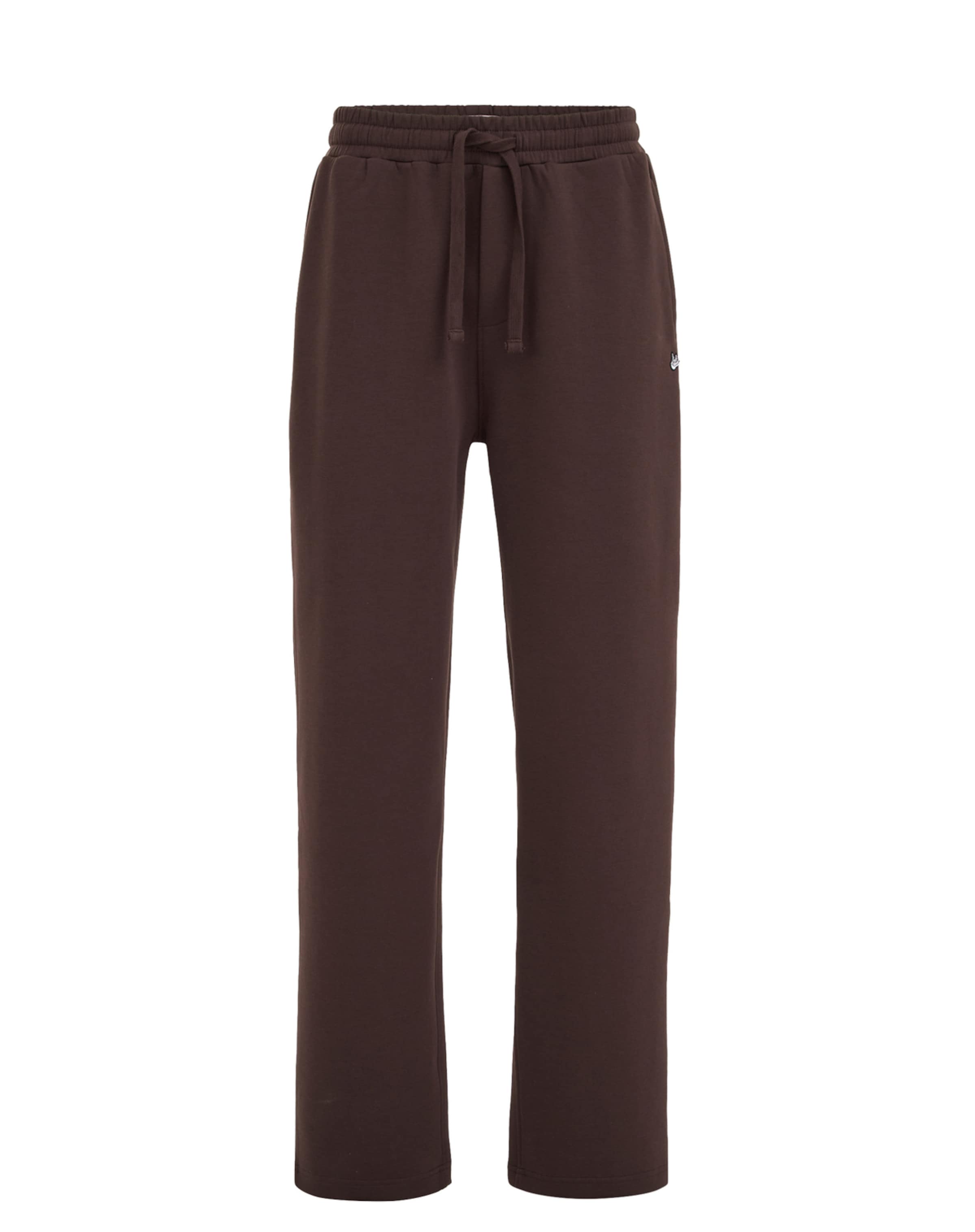 WE Fashion - Loosefit Pantalón en marrón: frente