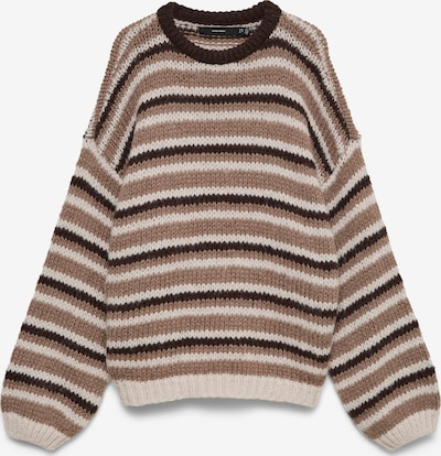 VERO MODA Neulepaita 'VMMAYBE' koossa XS värissä vaaleabeige / mokka / tummanruskea, Tuotenäkymä