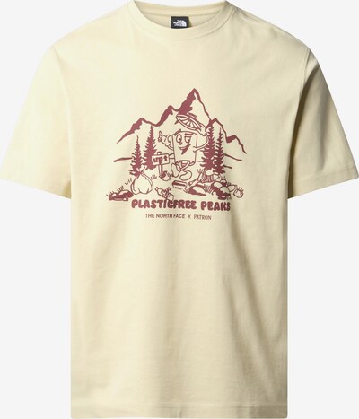 THE NORTH FACE Shirt 'NATURE' in kastanienbraun / pastellgelb, Produktansicht