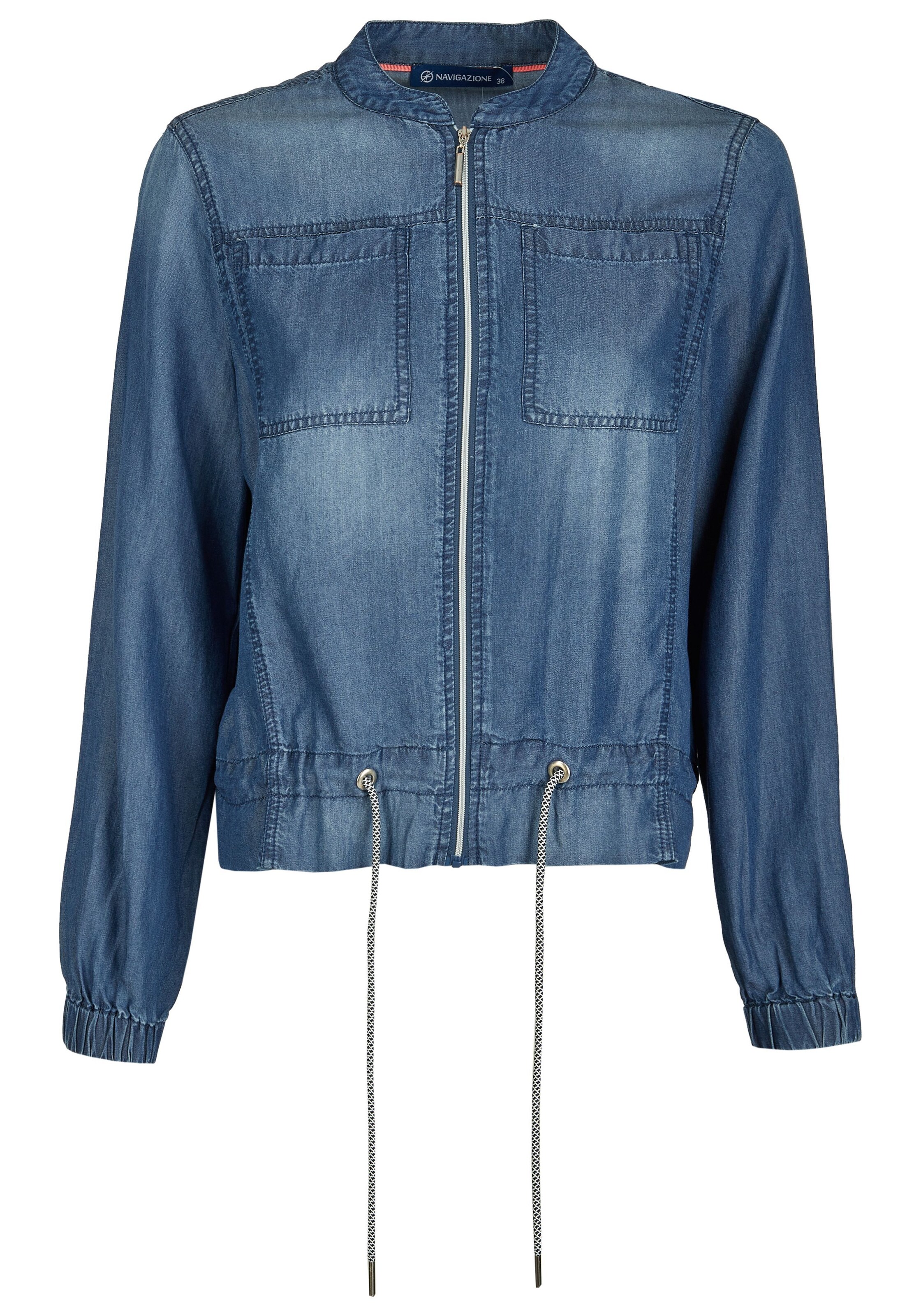 Navigazione Tussenjas in Blauw: voorkant