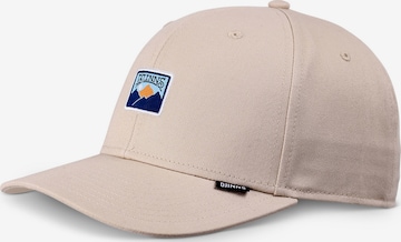 Casquette 'Mountains' DJINNS en beige : devant