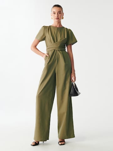 Willa Jumpsuit 'Riva' in Grün: Vorderseite
