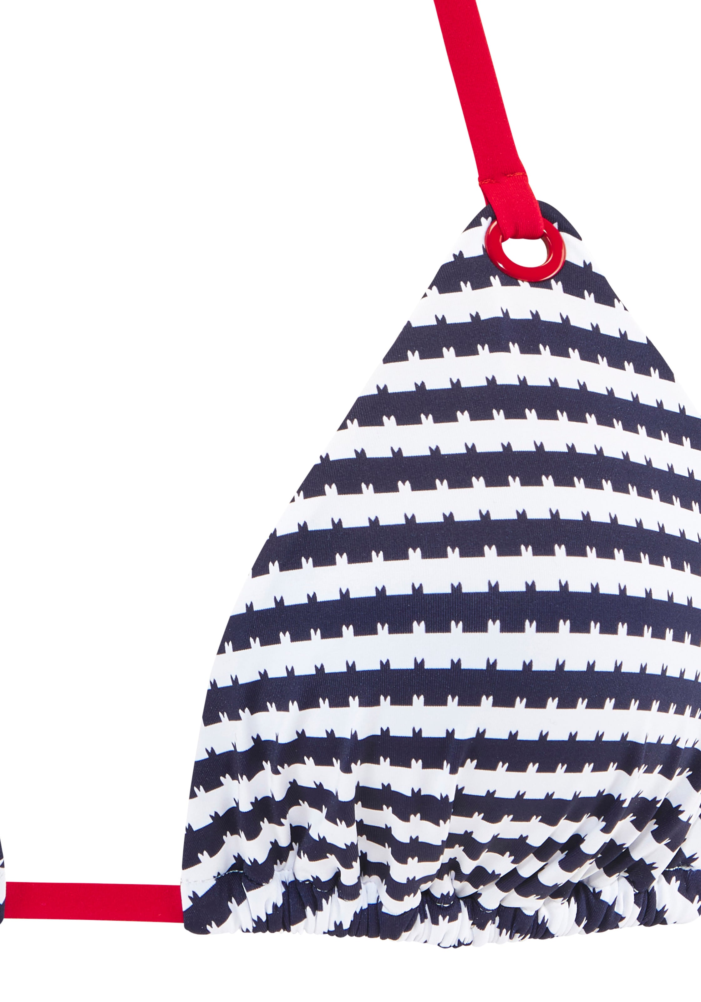 s.Oliver Triangle Bikini Top in Blue