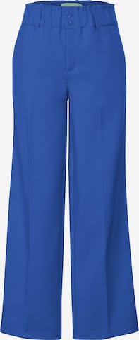 STREET ONE Pleated Pants in Blue: front