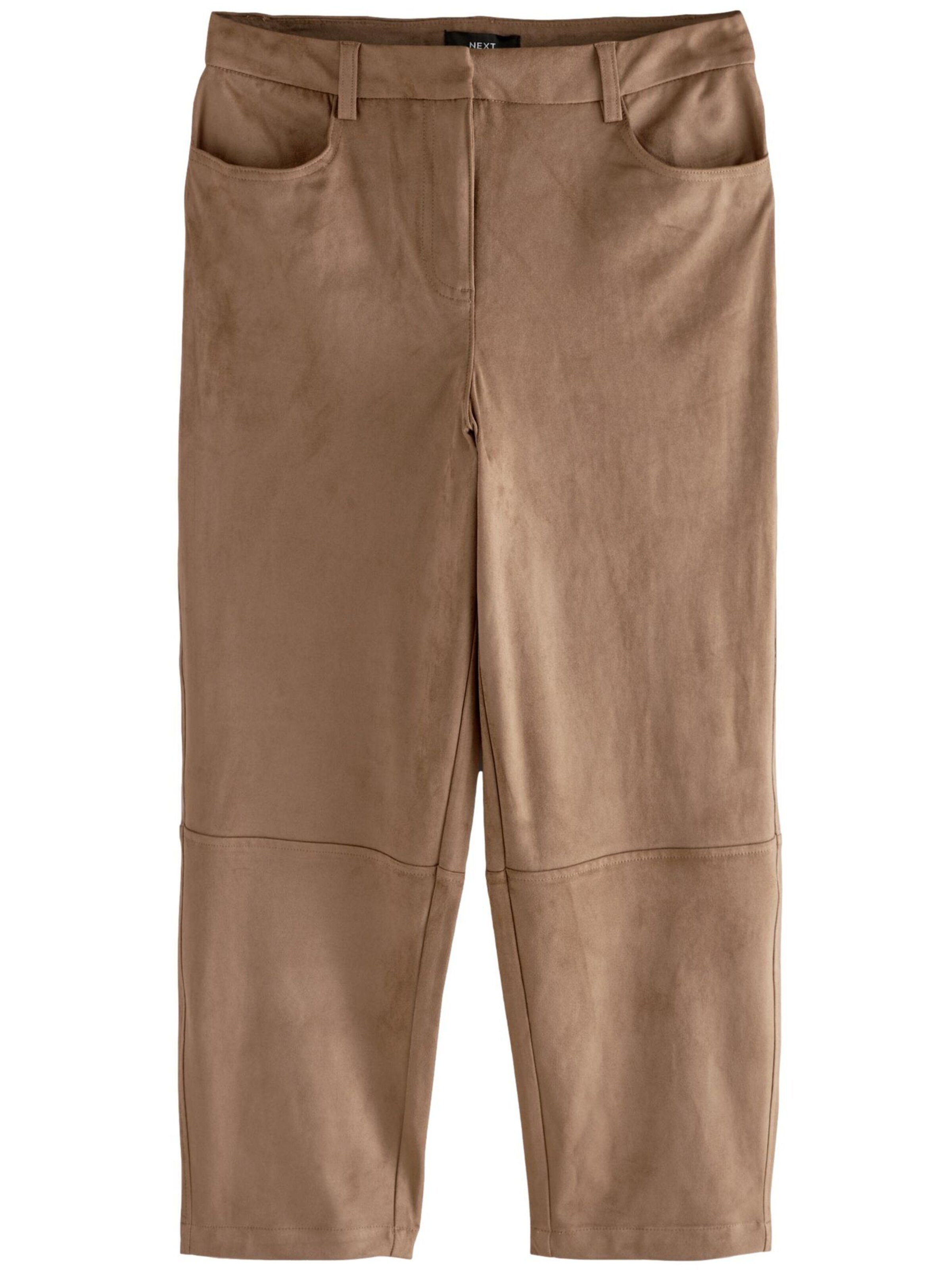 Next Štandardný strih Nohavice - Hnedá: predná strana