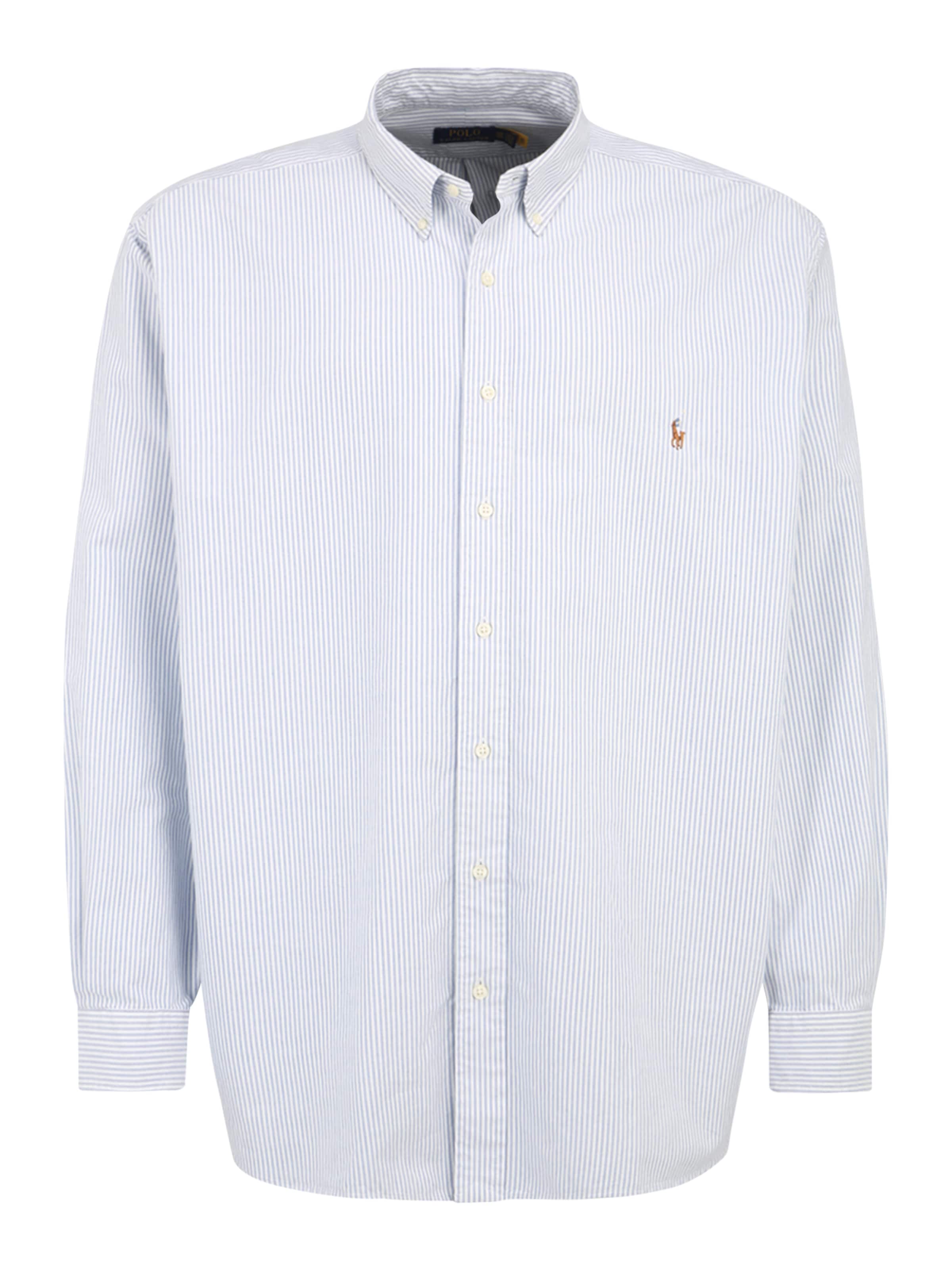 Polo Ralph Lauren Big & Tall Средняя посадка Рубашка в Синий: спереди