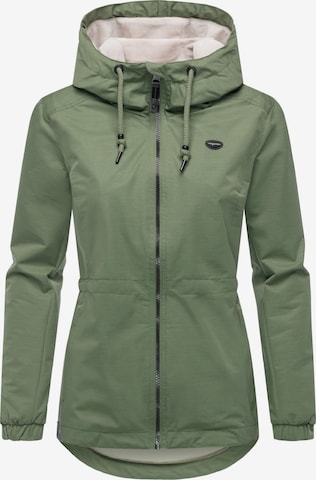 Ragwear Kurtka funkcyjna 'Dankka' w kolorze zielony: przód