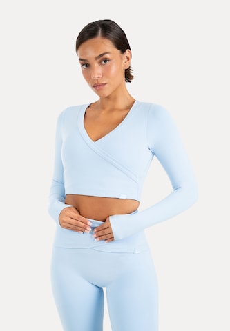 T-shirt 'Niora' Smilodox en bleu : devant