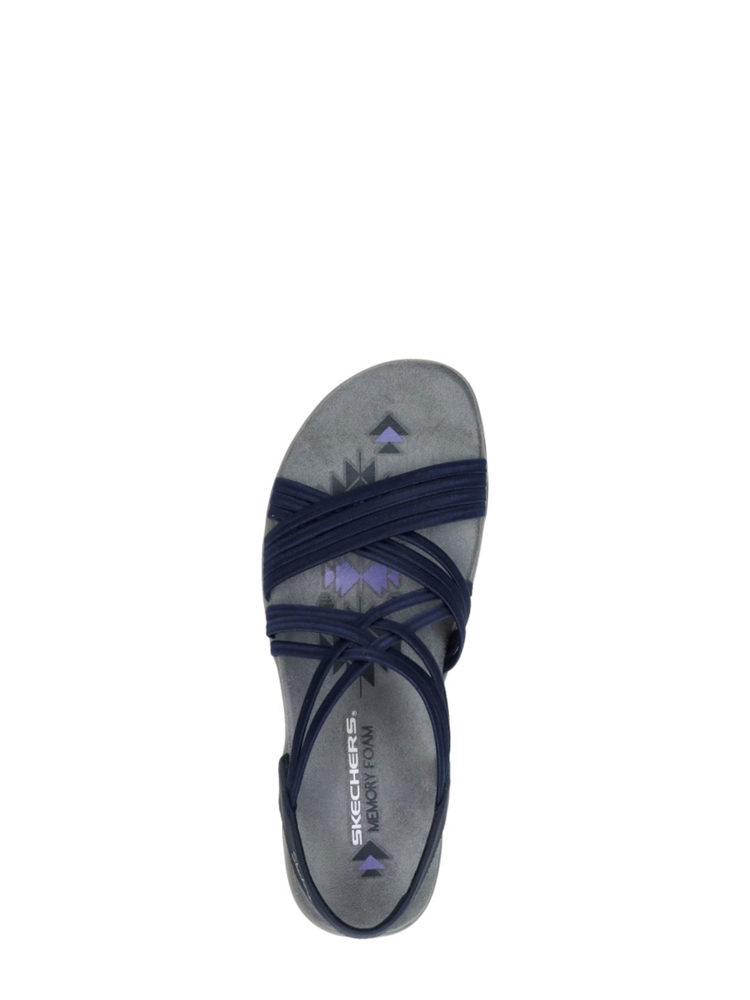 SKECHERS Sandal 'Reggae Slim - Sunnyside' in Blue