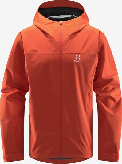Haglöfs Outdoorjacke 'Spate' in orange / weiß, Produktansicht