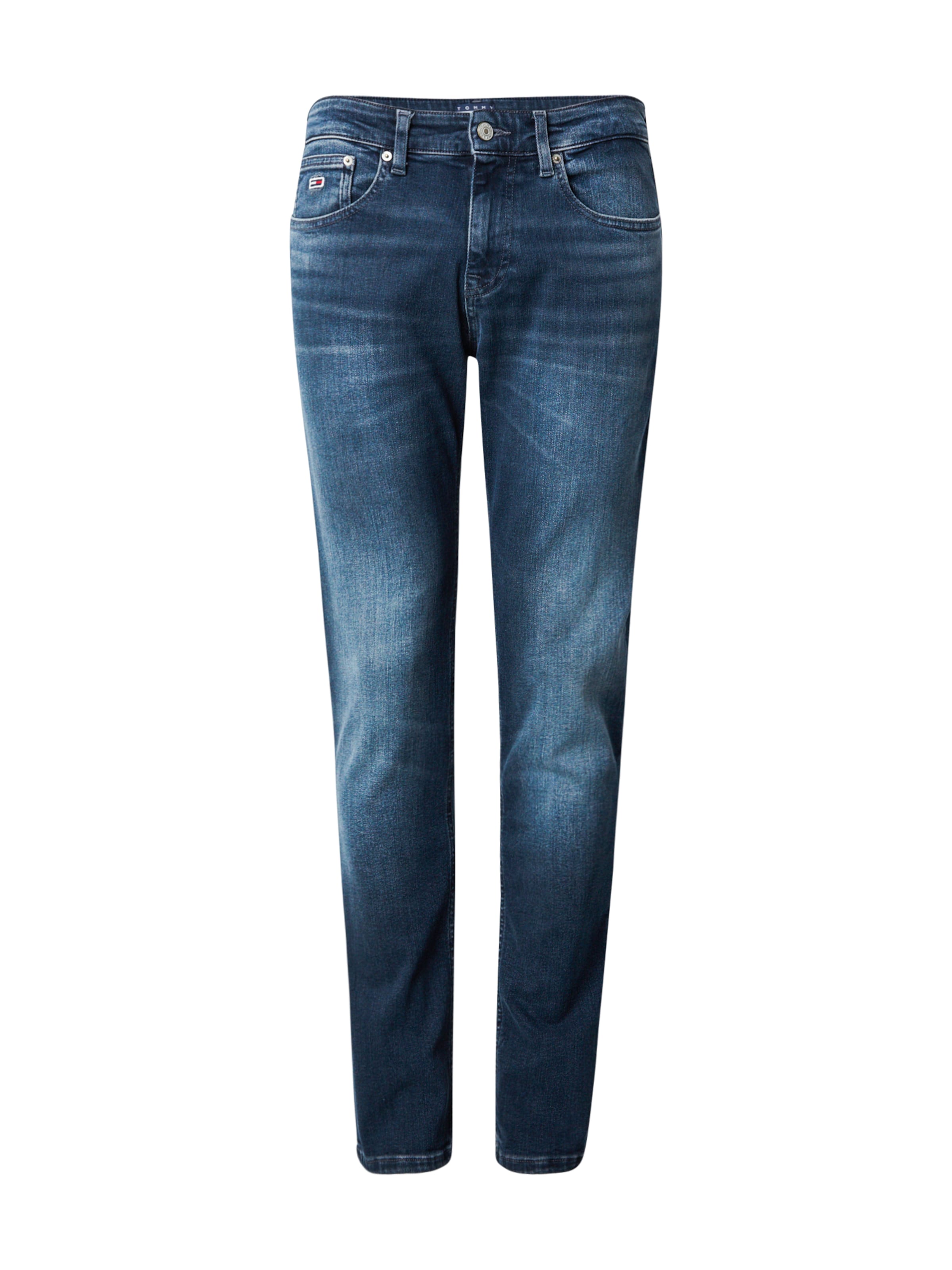 Tommy Jeans Liibuv Teksapüksid 'Scanton', värv sinine: eest vaates