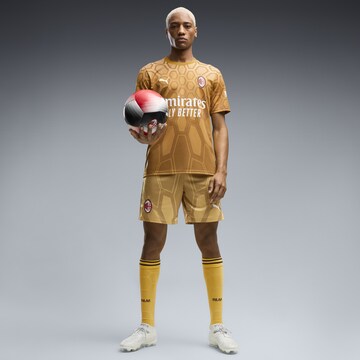 PUMA Regular Sportbroek in Geel: voorkant