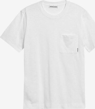 ARMEDANGELS Shirt 'BAZAAO FLAMÉ' (GOTS) in Weiß: predná strana