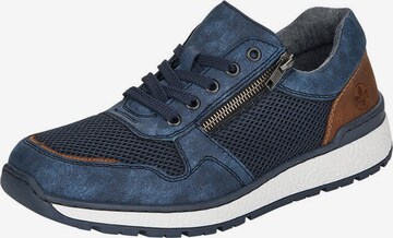 Rieker Platform trainers in Blue: front