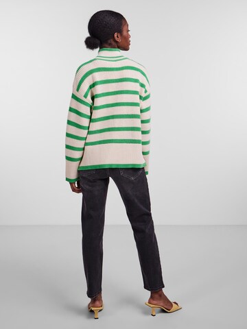 Y.A.S Sweter w kolorze zielony
