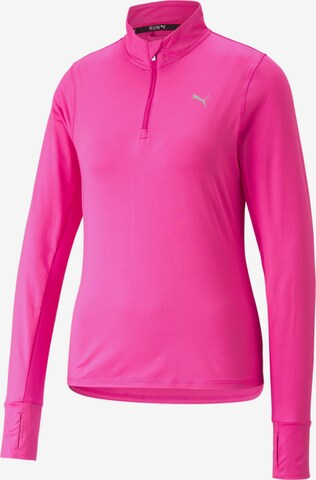 T-shirt fonctionnel PUMA en rose : devant