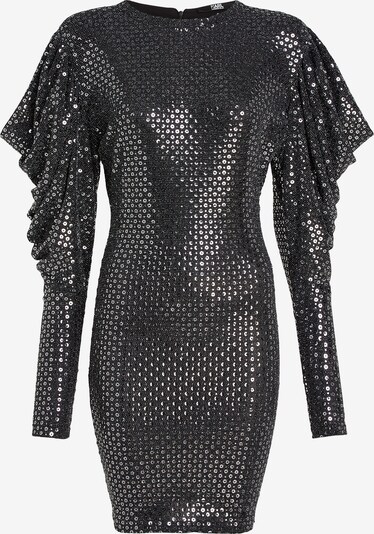 Karl Lagerfeld Φόρεμα 'Sequin' σε μαύρο / ασημί, Άποψη προϊόντος
