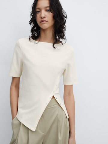 MANGO Shirt 'CHIA' in Beige