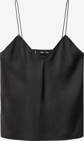 MANGO Top 'RAQUEL' in Schwarz: predná strana