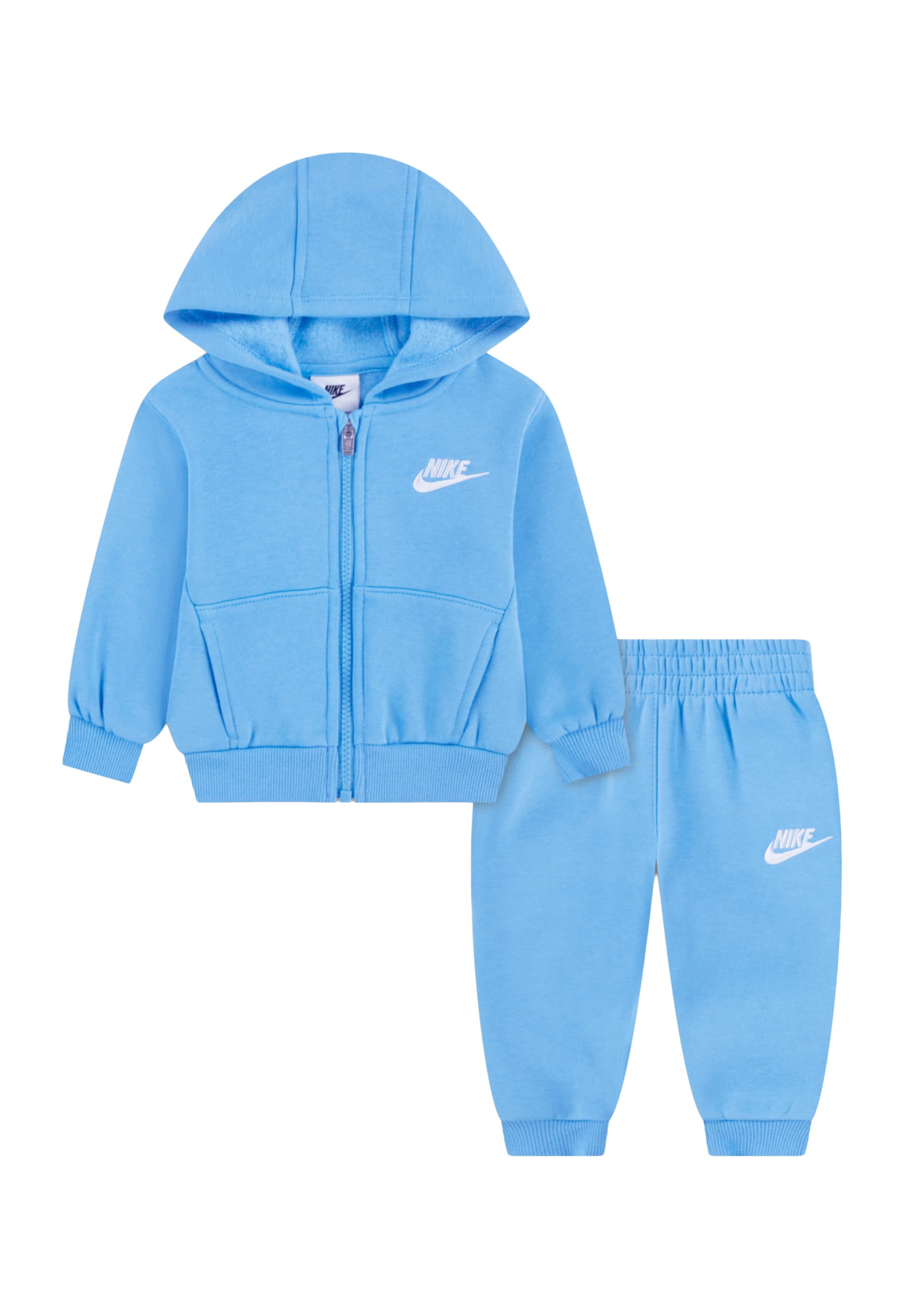 Nike Sportswear Träningsoverall 'CLUB' i blå: framsida