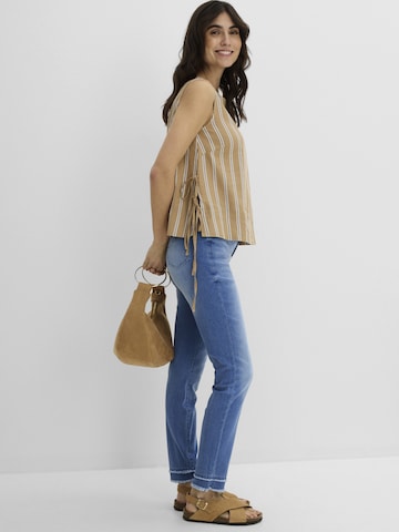 bonprix Slimfit Jeans in Blauw