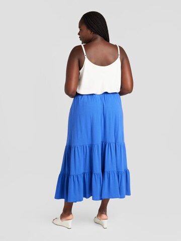 ONLY Carmakoma Spódnica 'MAY' w kolorze niebieski