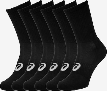 ASICS Athletic Socks in Black: front