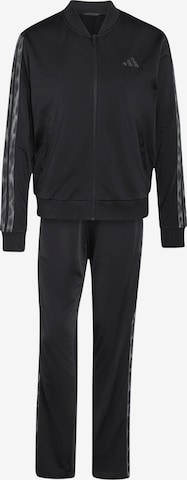 ADIDAS SPORTSWEAR Tepláková souprava – černá: přední strana