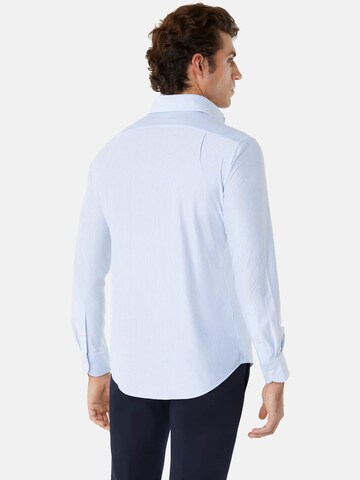 Boggi Milano Slim Fit Hemd in Blau