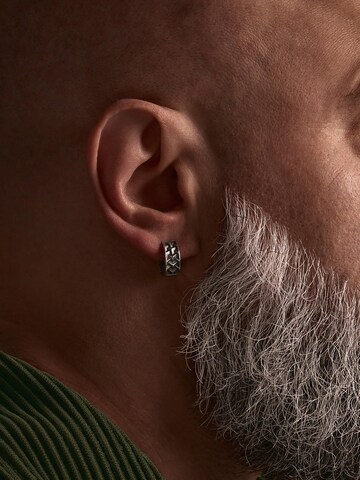 REYTEL Ohrring 'REIFEN' in Silber: Vorderseite