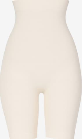 fashionshowcase - Pantalón moldeador 'WaistPerfect' en beige: frente