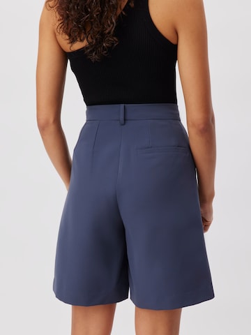 LeGer by Lena Gercke Wide leg Pleat-Front Pants 'Athina' in Blue
