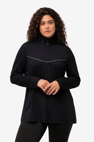 Ulla Popken Longsleeve in Schwarz: predná strana