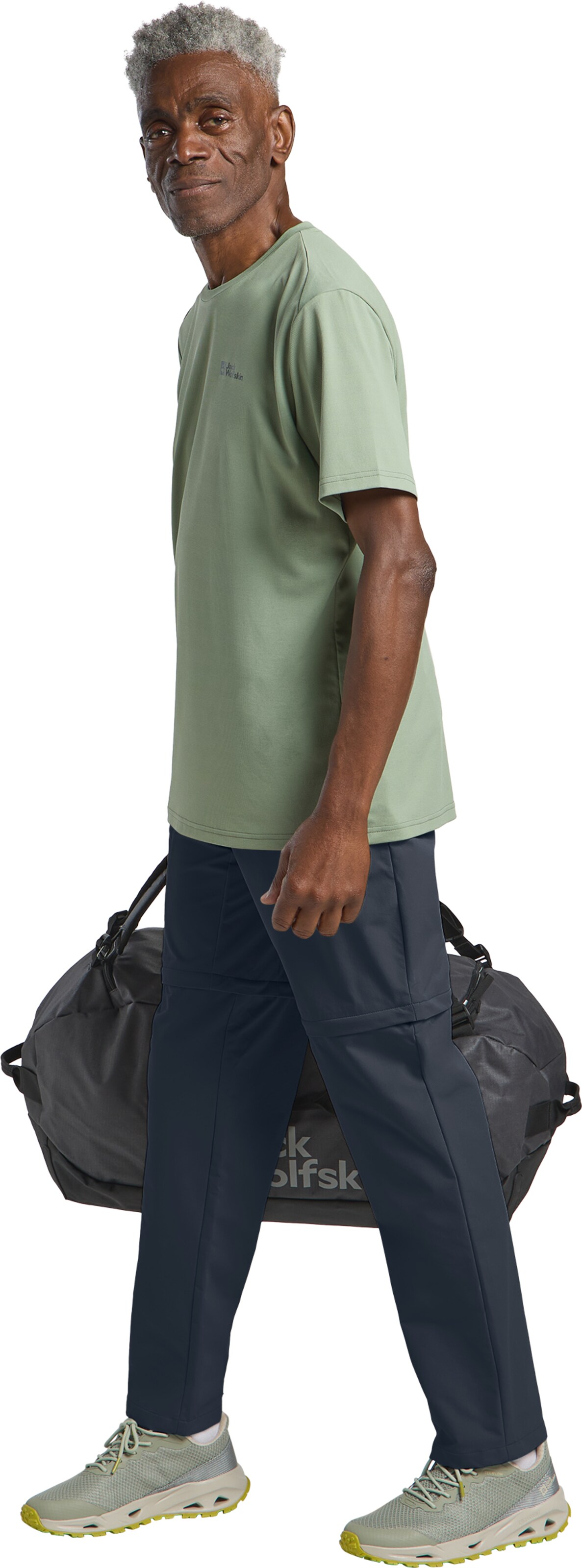 JACK WOLFSKIN Regular Outdoor Pants in Black