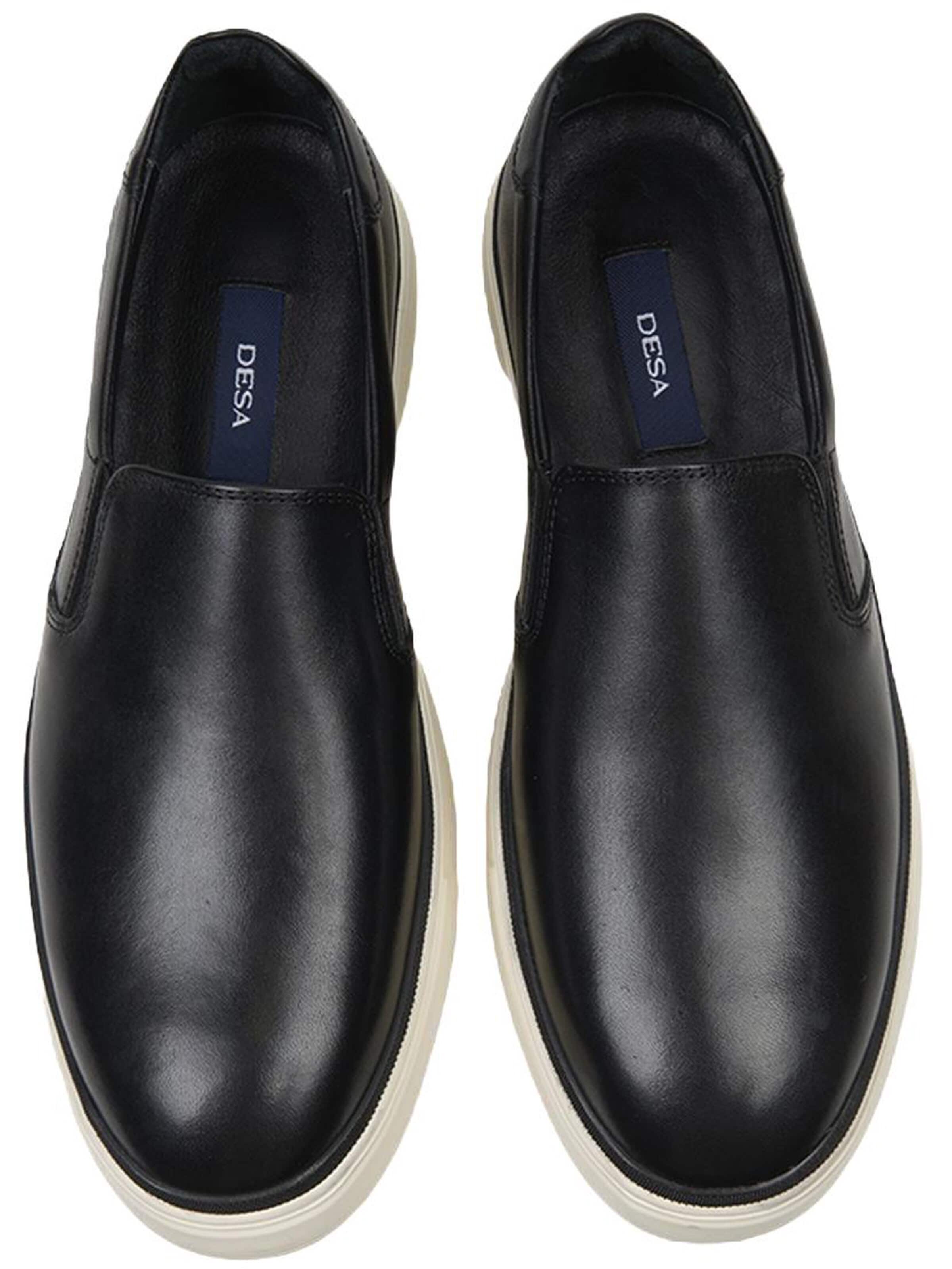 Chaussure basse 'Slipper' Desa en noir