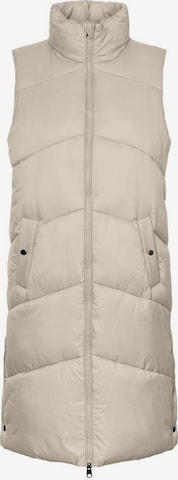 VERO MODA Bodywarmer in Beige: voorkant