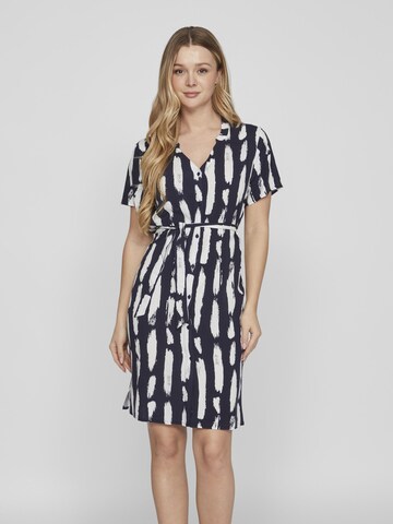 VILA Blousejurk in Blauw: voorkant