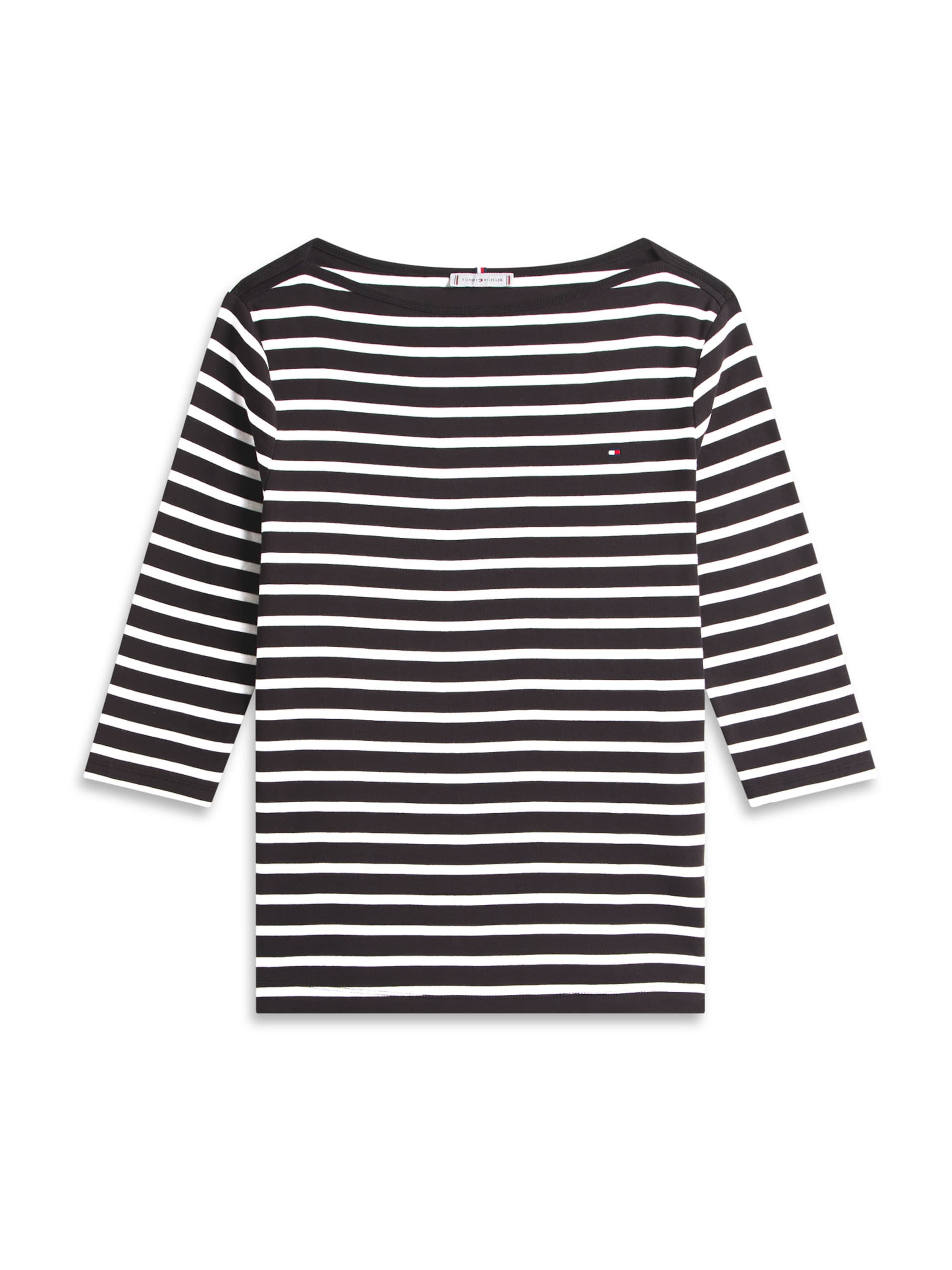 Tommy Hilfiger Curve Shirt in Black: front