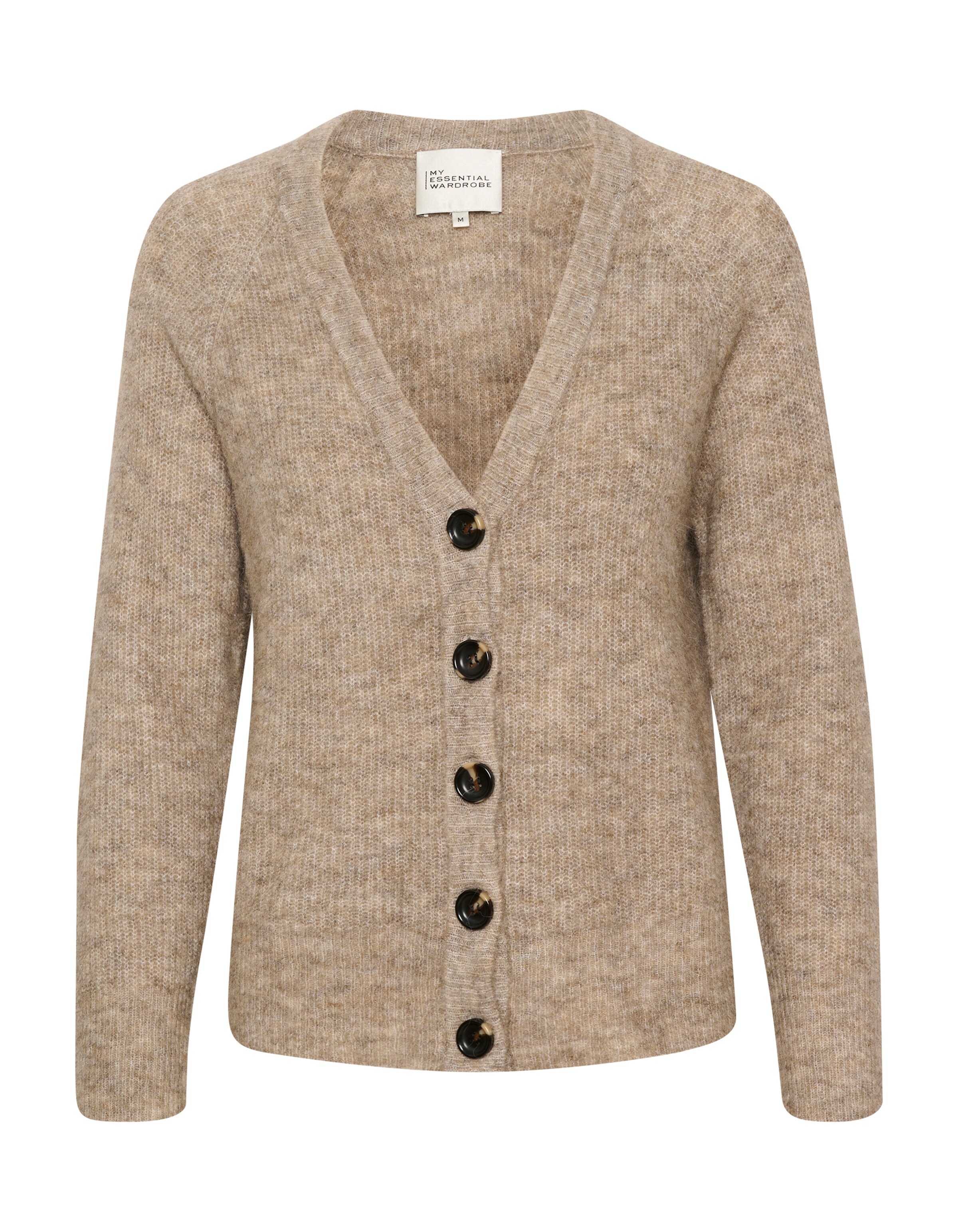 My Essential Wardrobe Strickjacke in Beige: Vorderseite