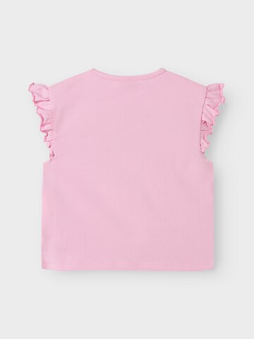 T-Shirt 'NMFMARA PAW' NAME IT en rose