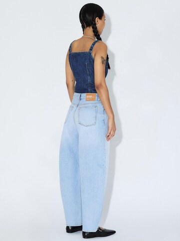 Dr. Denim Loosefit Jeans 'Nanci Mid Barrel Jeans'‌‌‌‌‌‌‌‌ in Blau