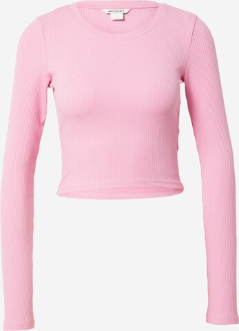 Monki T-shirt i rosa: framsida