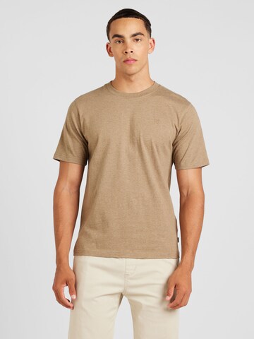 JACK & JONES - Camiseta 'JPRCCLOGAN' en marrón: frente