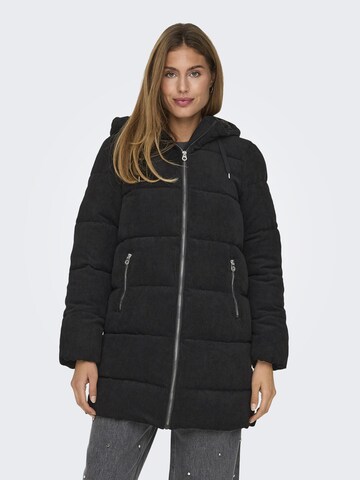 ONLY Winterjas 'DOLLY' in Zwart: voorkant