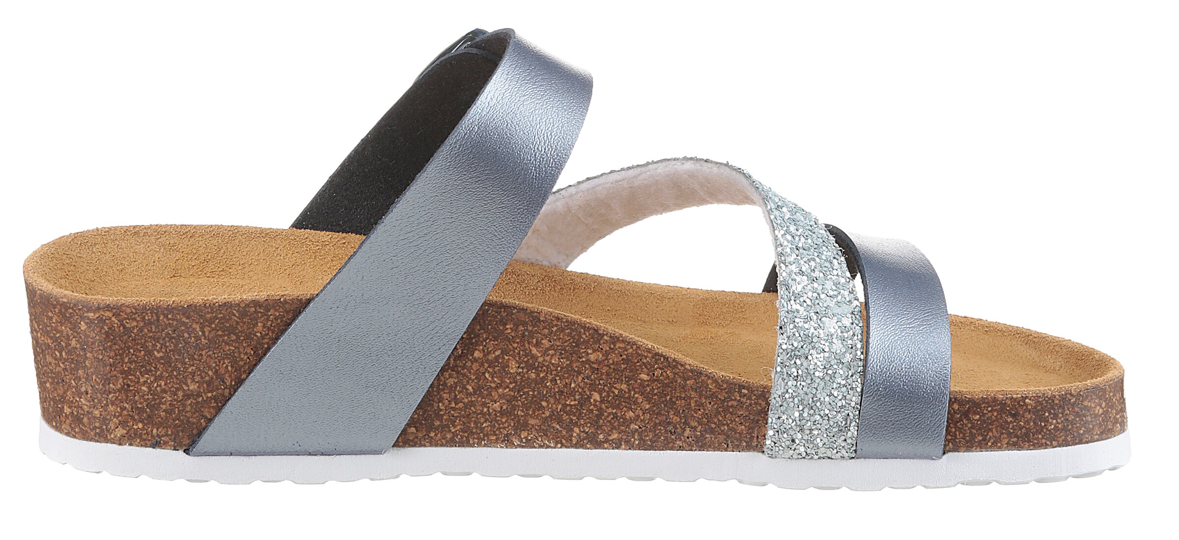 Aniston Mules in Blue