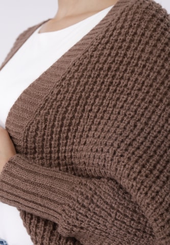 Anna Field Strickjacke in Braun