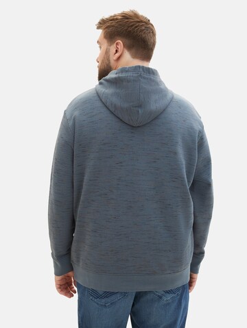 TOM TAILOR Men + Sweatshirt i blå