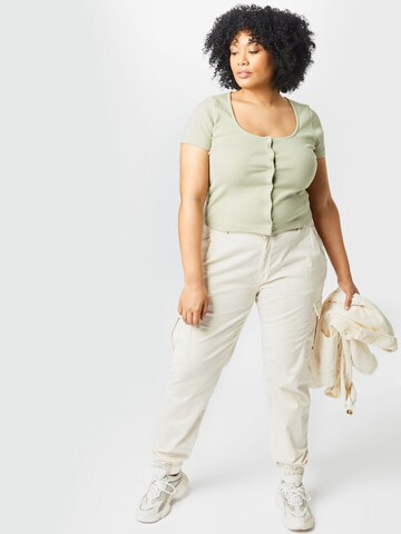 ABOUT YOU Curvy - Camisa 'Samara' em verde