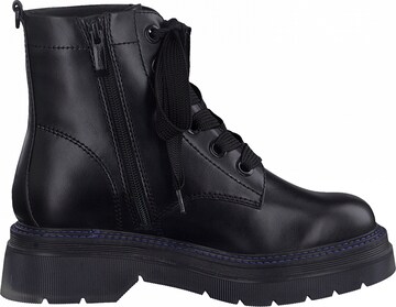 TAMARIS Lace-Up Ankle Boots in Black