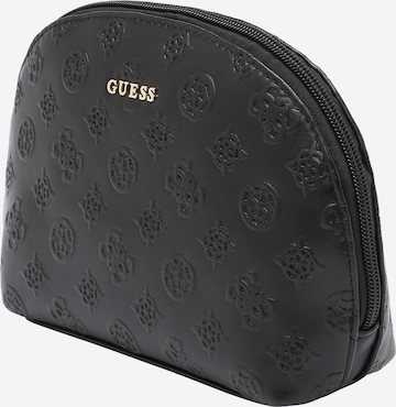 GUESS Cosmetic Bag 'DOME' in Black: front